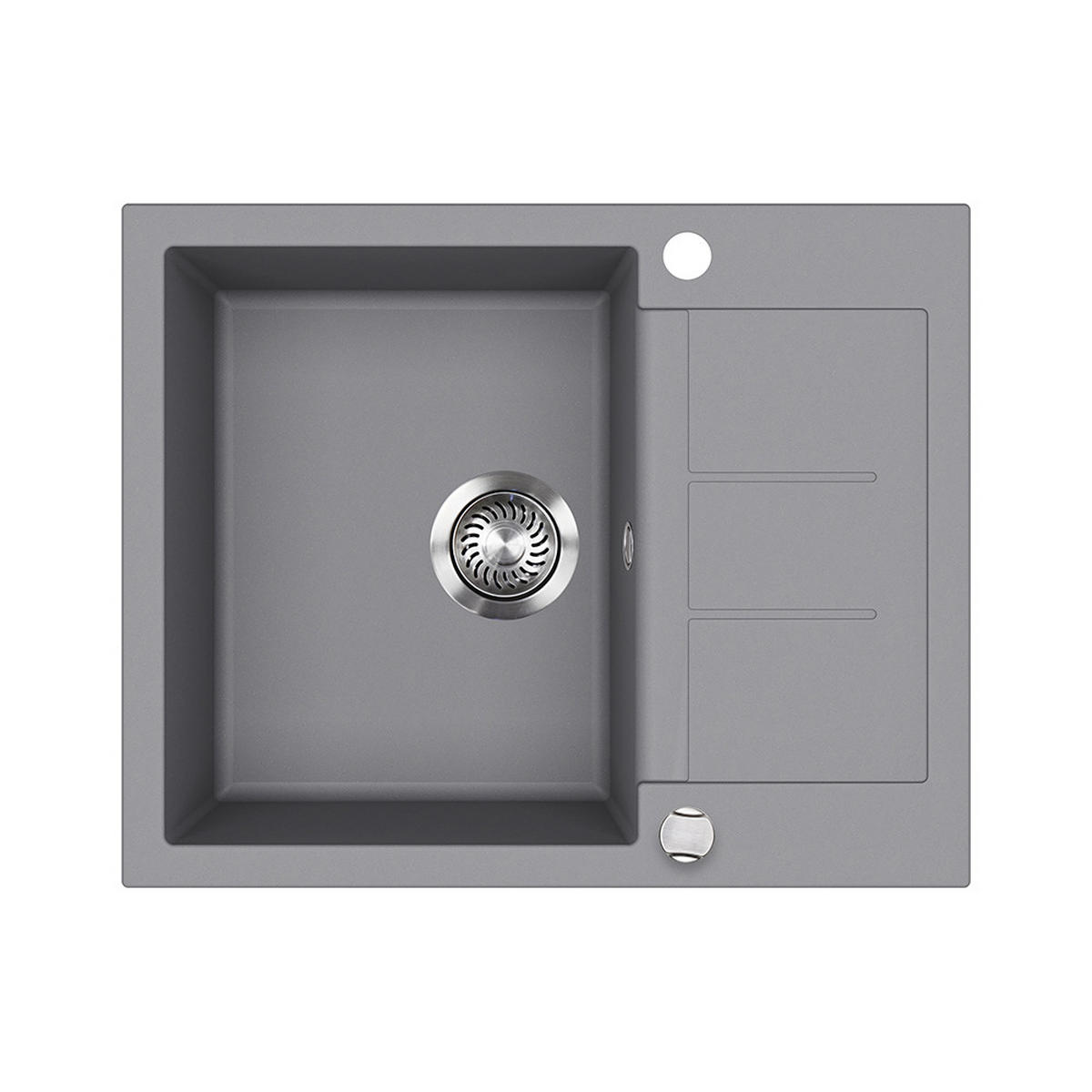 UMYVADLO Rom Šedá - šedá, keramika (62/20/50cm) - Bergstroem