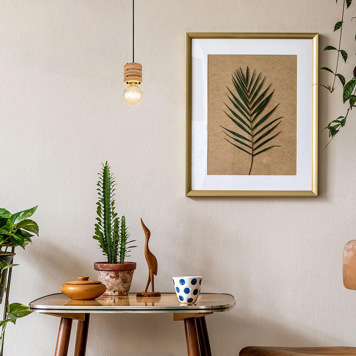 HÄNGELEUCHTE ANGELINE Metall Schwarz 2er Set - Schwarz, Metall (12/12/120cm) - Globo Lighting