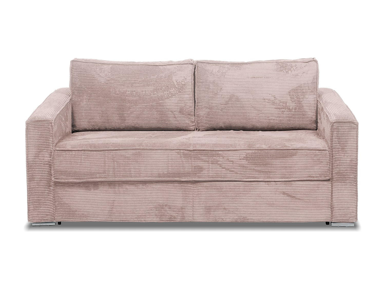 SCHLAFSOFA - 4 Personen - samt - rosa Loreto - Pink, Textil (215/90/223cm) - Vente-Unique