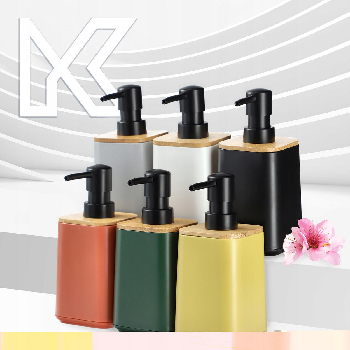 SEIFENSPENDER mit Pumpe, rosa - Rosa, Kunststoff (7/16cm) - KADAX
