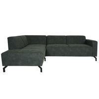 ECKSOFA OTTOMANE LINKS Grau - Grau, Textil (247/195cm) - MCW