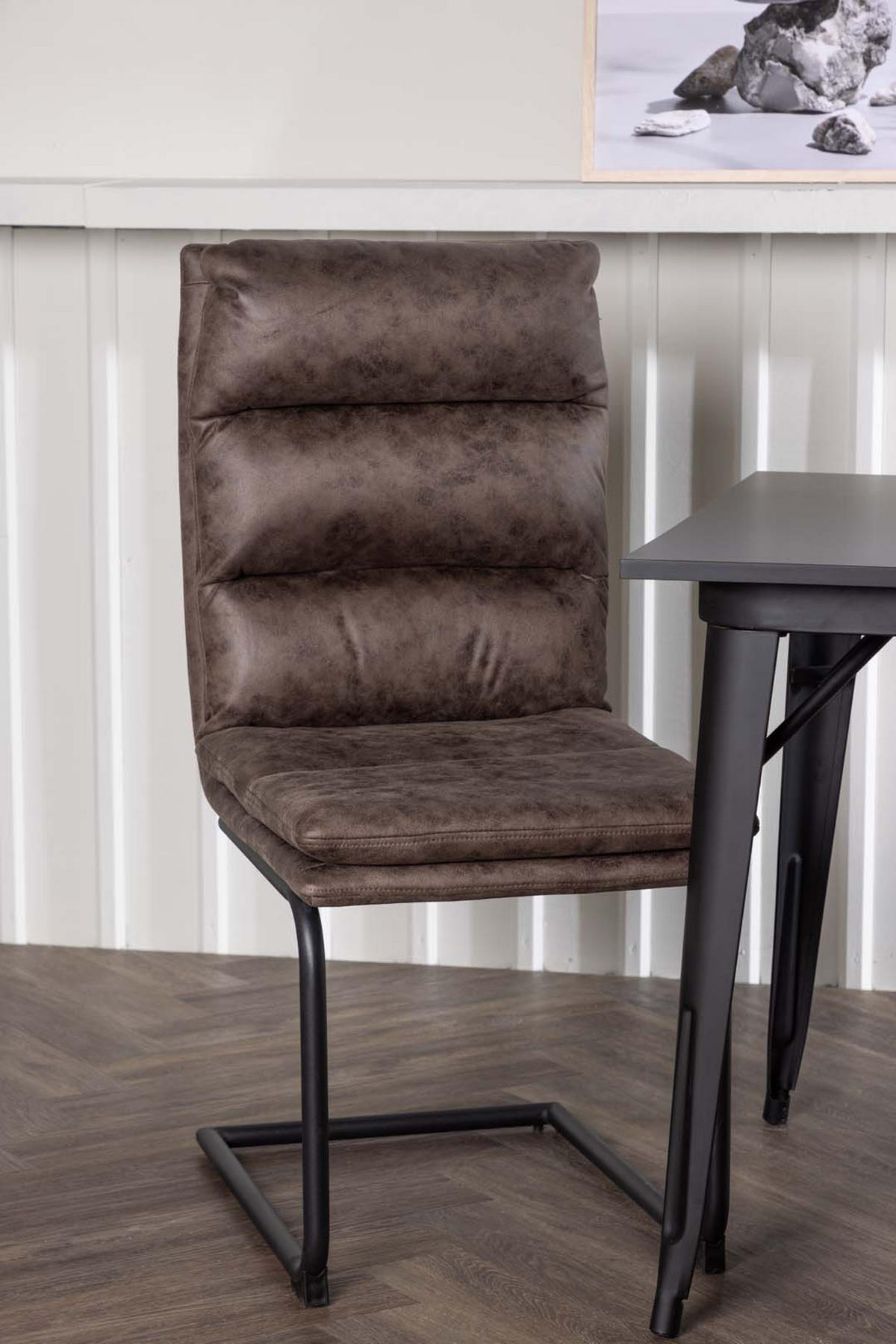 TISCHGRUPPE Schwarz - Schwarz, Holzwerkstoff (80/75/80cm) - ebuy24