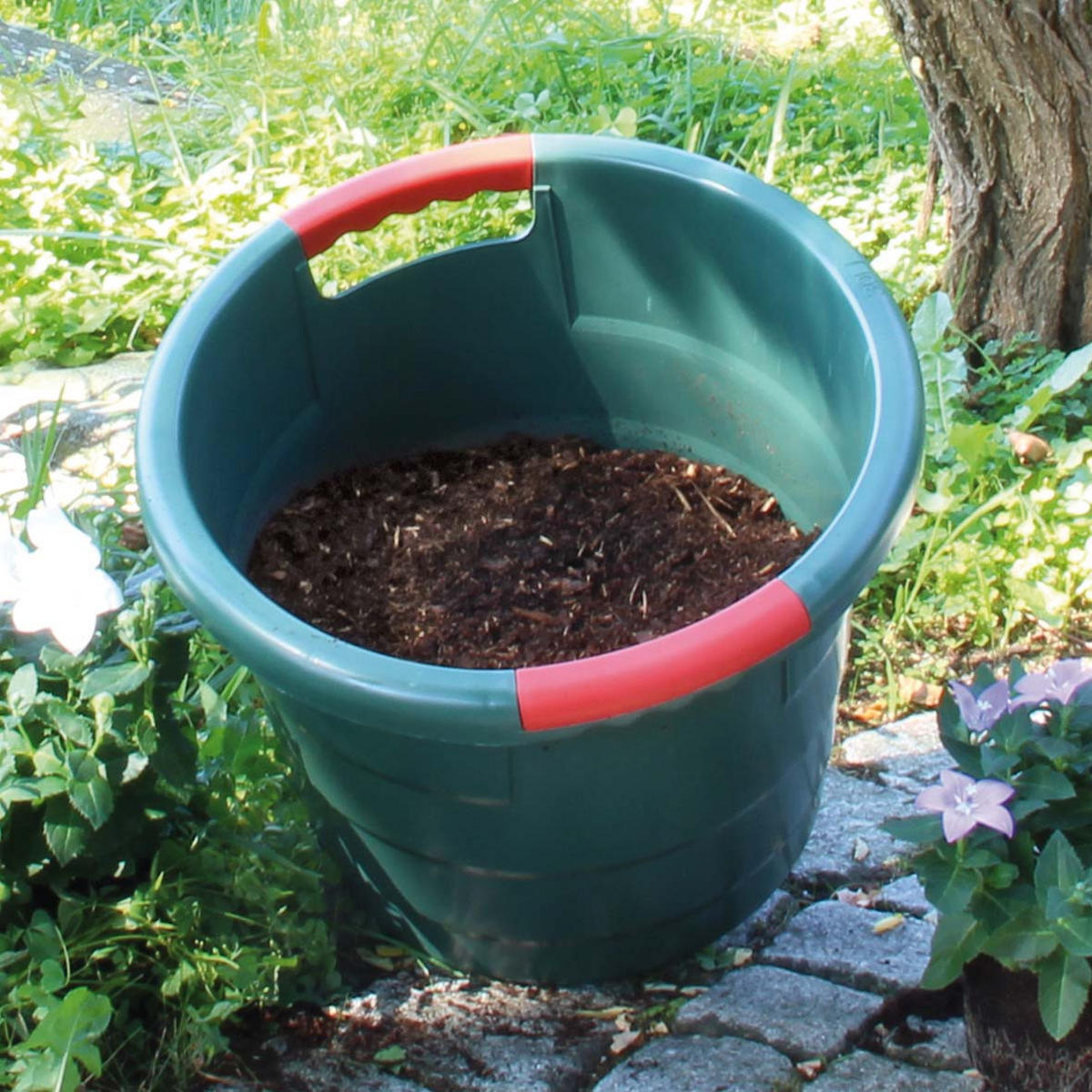UNIVERSAL-BEHÄLTER rund 30 L, grün - Grün, Kunststoff (43/34/43cm) - GARANTIA