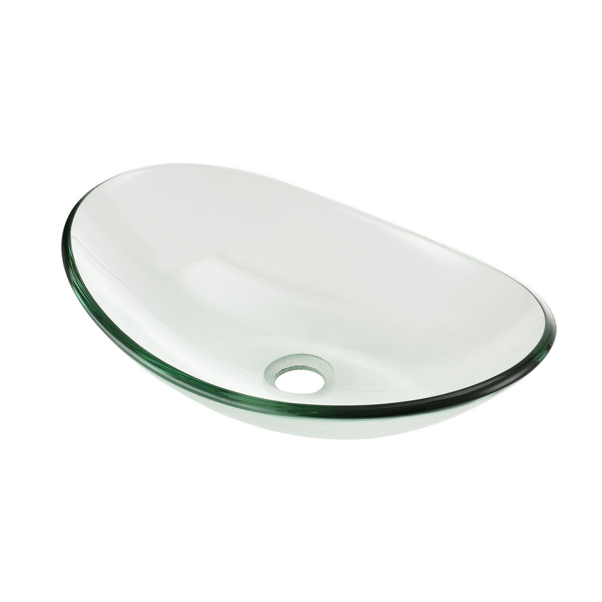 WASCHBECKEN Jarvis - Transparent, Glas (47/13/30.5cm) - [neu.haus]