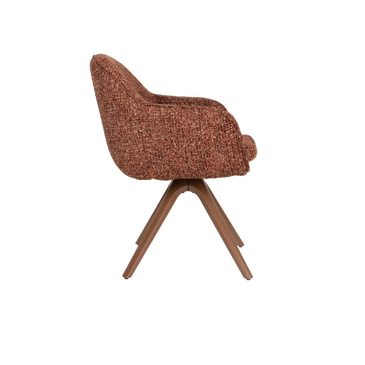 ESSZIMMERSTÜHLE Batoul Armleuning Terra/ Rood - 2 er Set - Rot, Kunststoff (61/82/62cm) - Housecraft Living