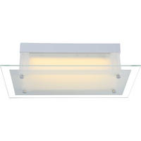 LED DECKENLEUCHTE Metall Glas Klar - Klar, Glas/Metall (36/19/10.5cm) - Globo Lighting