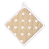TOPFLAPPEN Sterne 20/20 cm, Baumwolle wattiert - Beige, Textil (20/20cm) - Homescapes