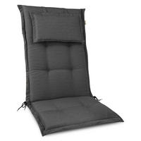 HOCHLEHNERAUFLAGE HighLux HL 120/52/7cm Anthrazit - Anthrazit, Textil (52/7/120cm) - Beautissu 