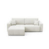 ECKSOFA Augusto - Creme, Holzwerkstoff/Textil (244/149cm) - Fun Möbel
