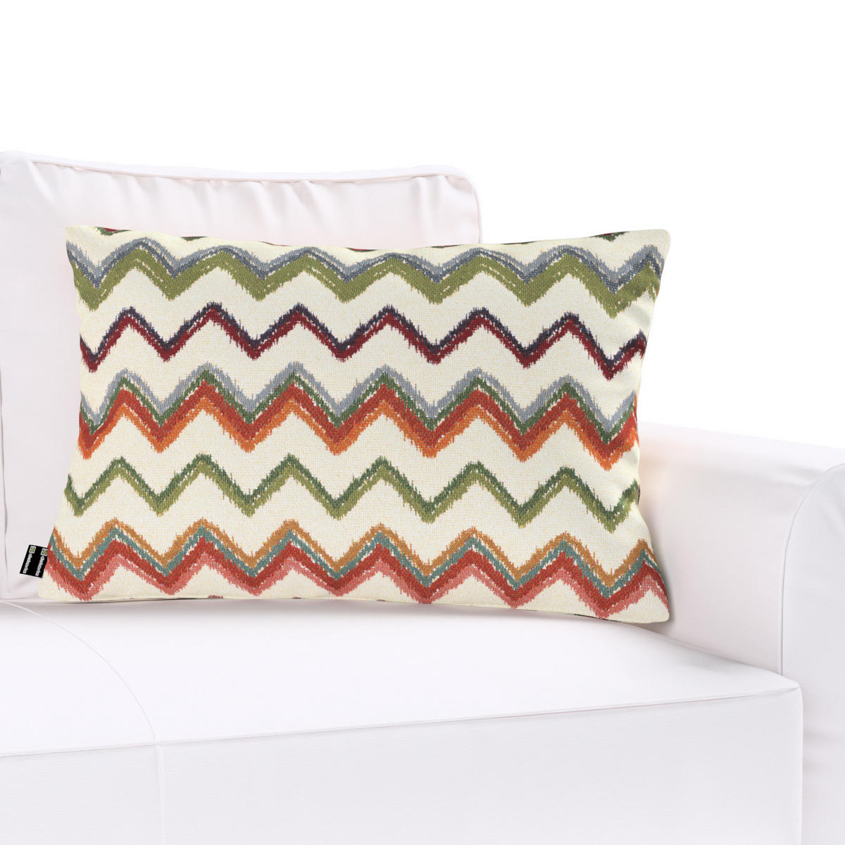 KISSENHÜLLE Cosy Home beige- grün, 60x40 cm - Grün, Textil (60/40cm) - Dekoria