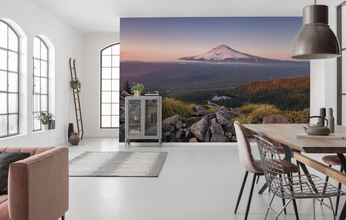 FOTOTAPETE Berglandschaft 450 x 280 cm - Multicolor, Papier (450/280cm) - Sanders & Sanders