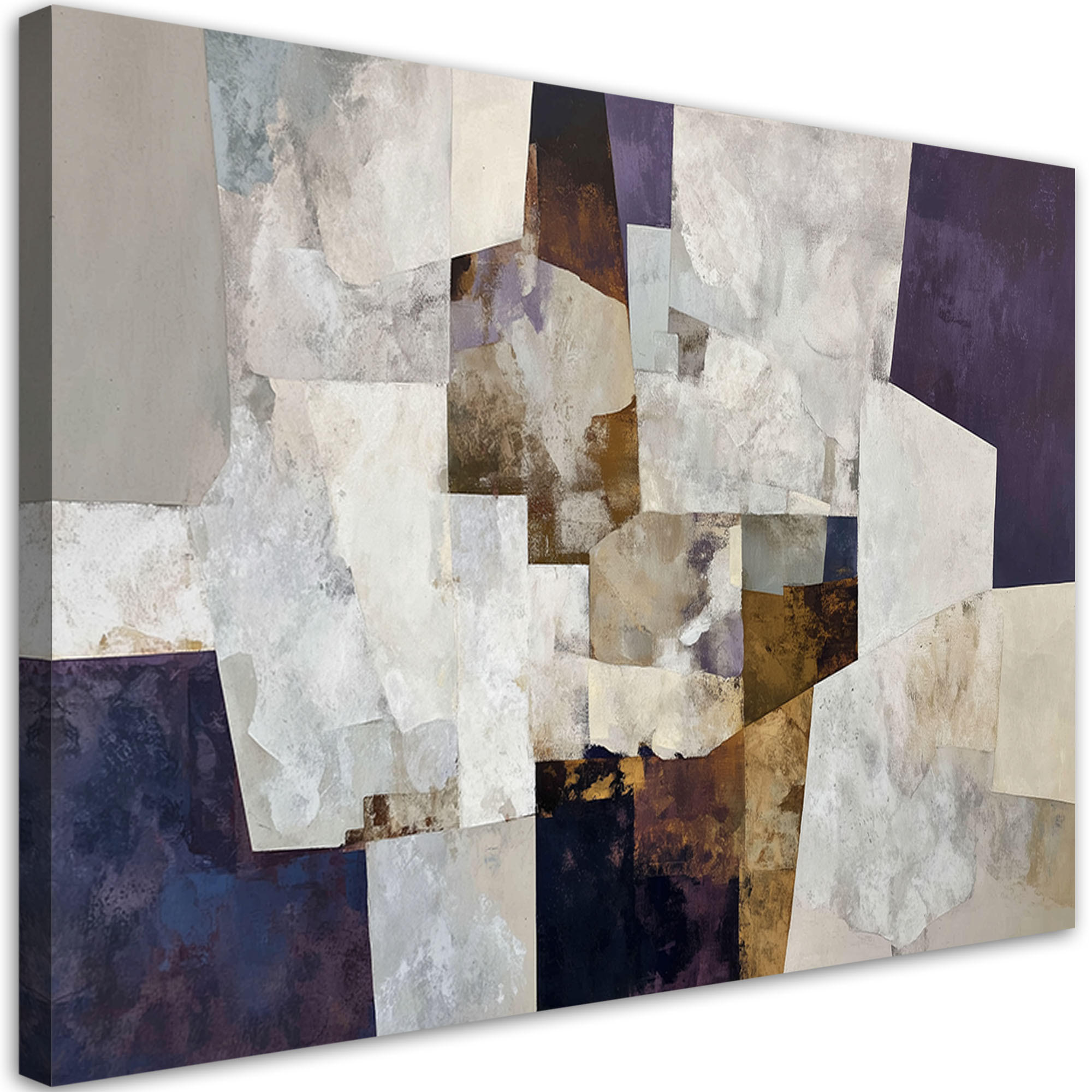 Feeby Leinwandbilder, Lila 60x40 cm