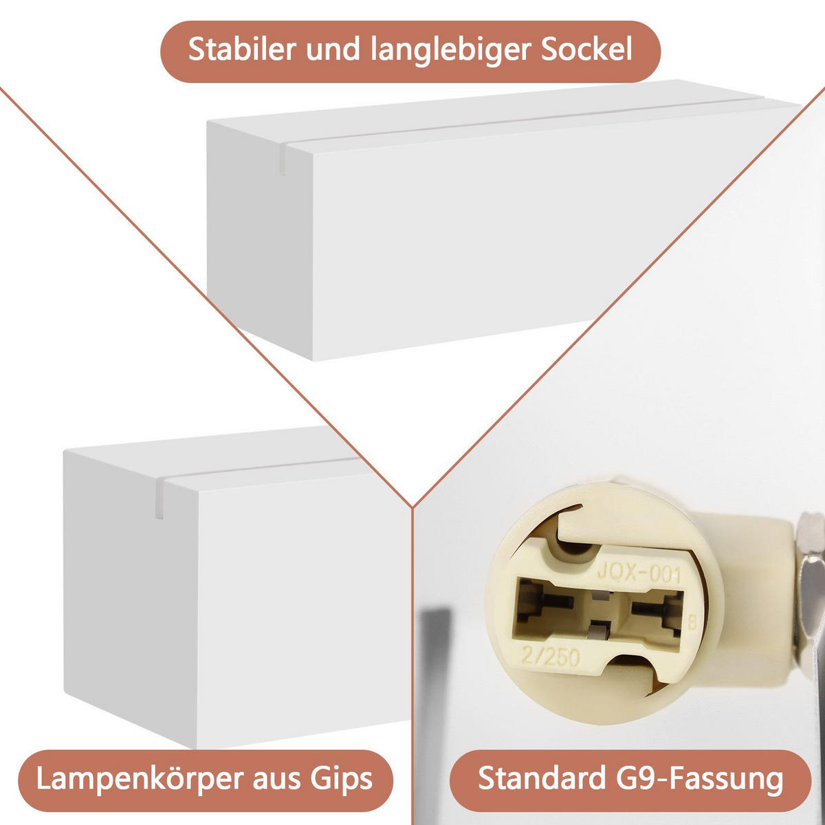 LED - WANDLEUCHTE Düntharis 7.5/8.4/22.0 cm - Weiß, Metall (7.5/8.4/22cm) - ZMH