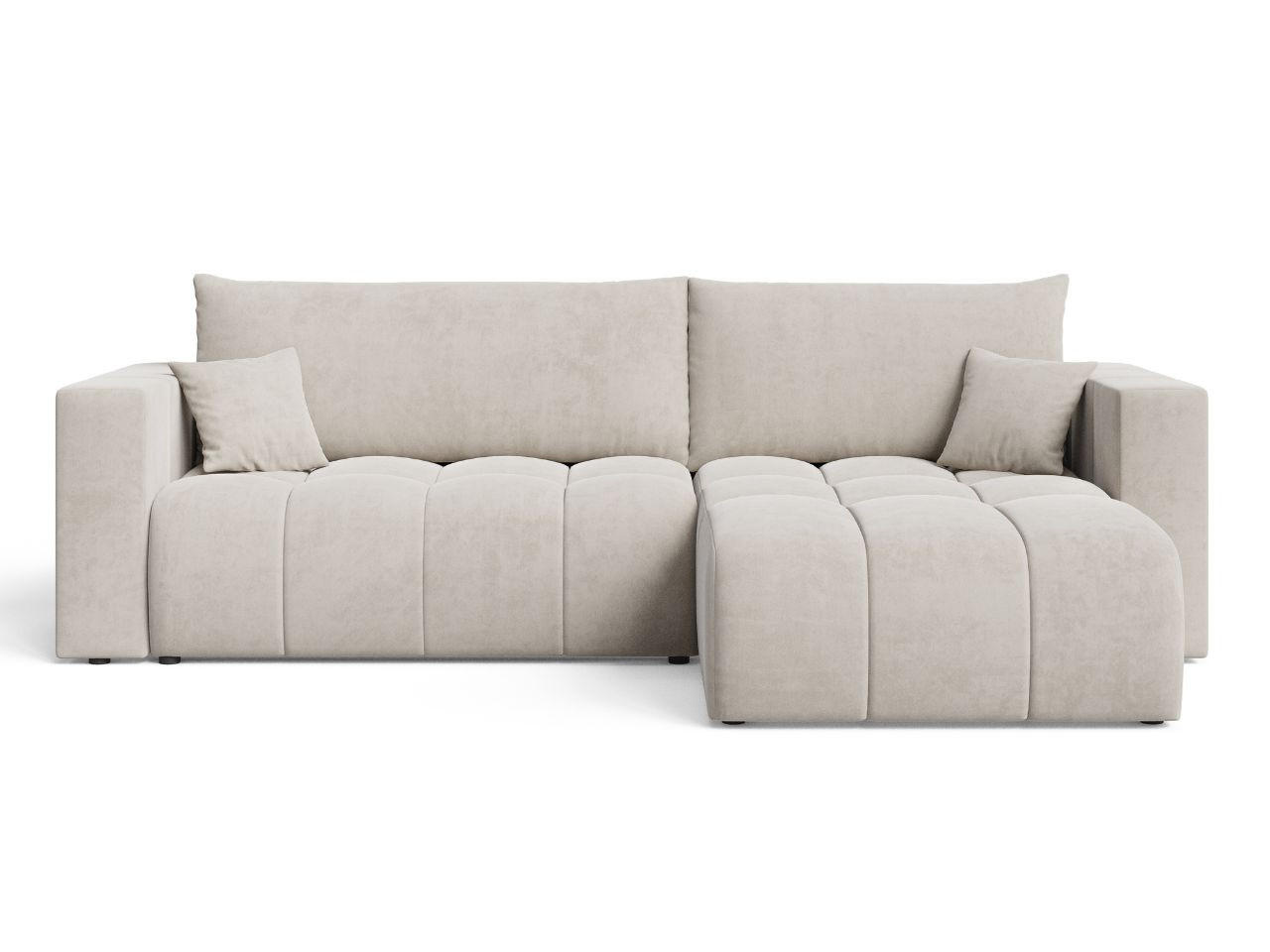 ECKSOFA Neva Beige - Beige, Holz/Textil (280/170cm) - Graingold