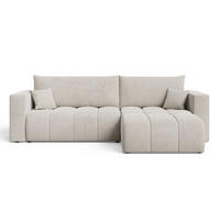 ECKSOFA Neva Beige - Beige, Holz/Textil (280/170cm) - Graingold