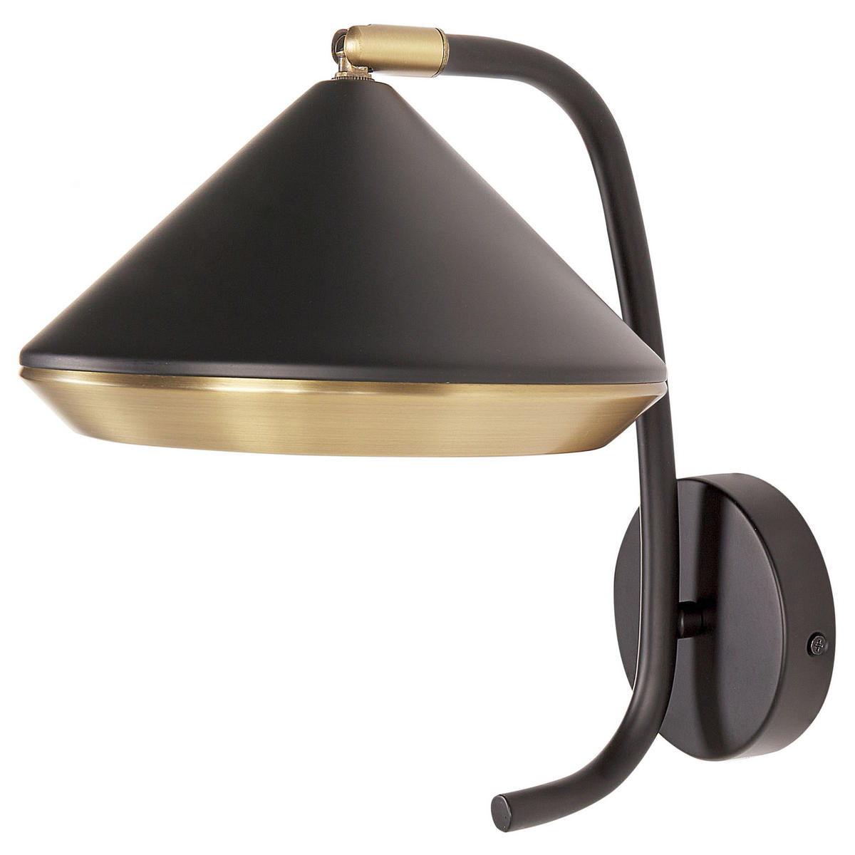STRAHLER Schwarz/Kupfer Mokvi - Schwarz/Kupferfarben, Metall (20/28/30cm) - Beliani