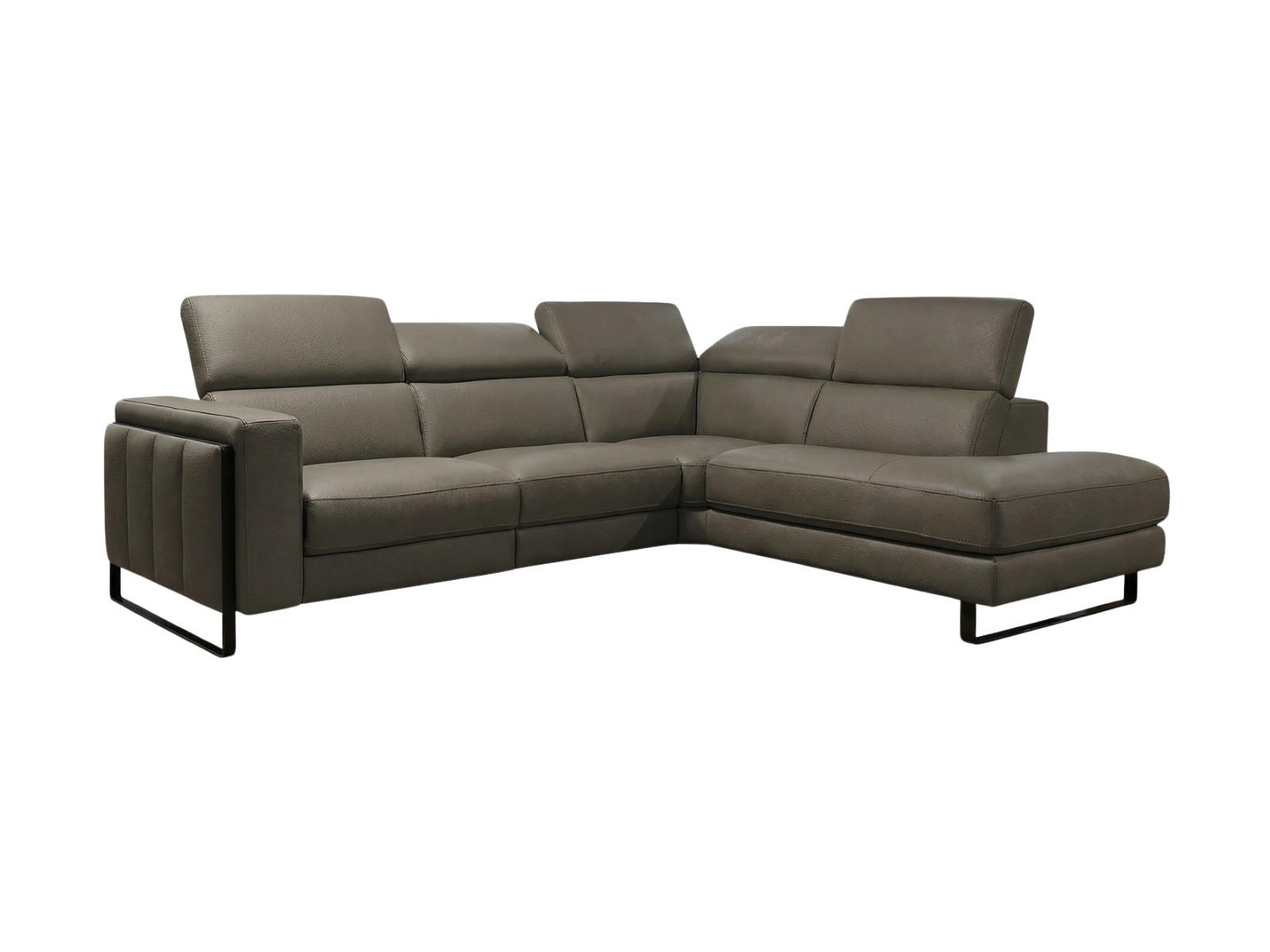 XXXLutz Ecksofa Greige 257x80x220 cm