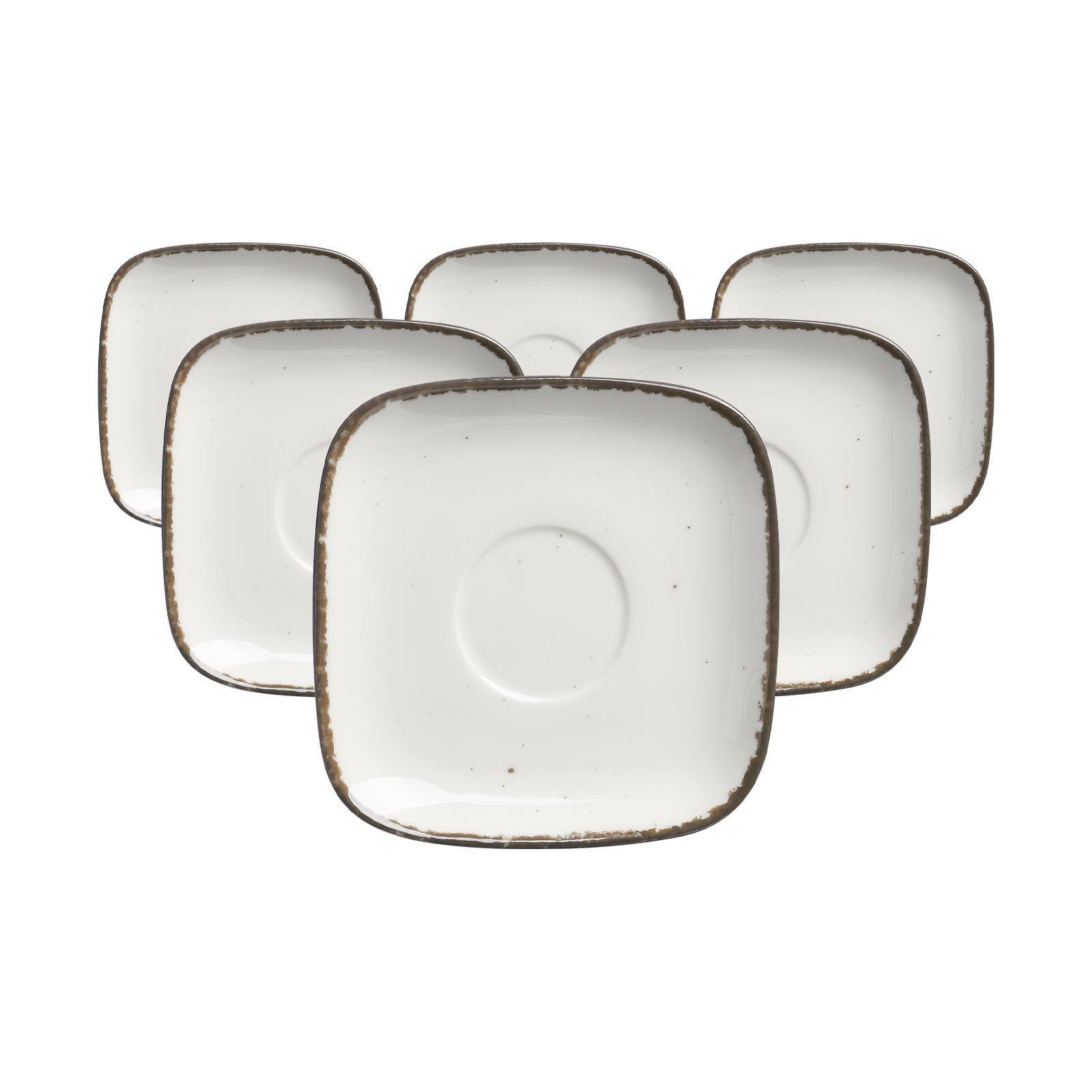 ESPRESSOUNTERTASSEN Casa Beige ø 10 cm 6er Set - Beige, Keramik (10cm) - Ritzenhoff Breker