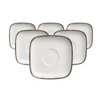 ESPRESSOUNTERTASSEN Casa Beige ø 10 cm 6er Set - Beige, Keramik (10cm) - Ritzenhoff Breker