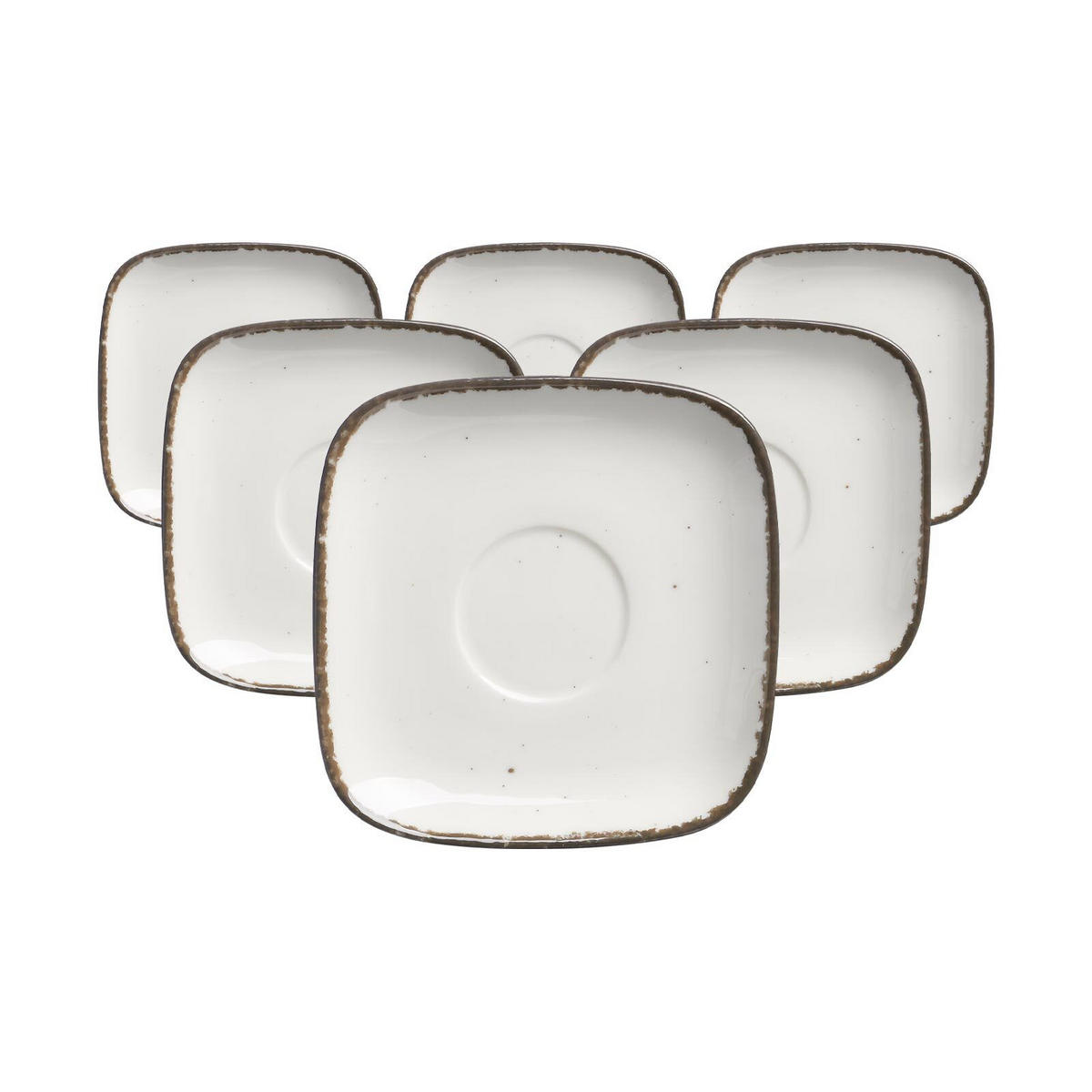 ESPRESSOUNTERTASSEN Casa Beige ø 10 cm 6er Set - Beige, Keramik (10cm) - Ritzenhoff Breker