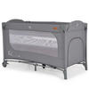 REISEBETT Skyglow 2 Ebenen grau Räder Matratze Seiteneingang Tasche Bremsen - Grau, Kunststoff (60/120cm) - Cangaroo