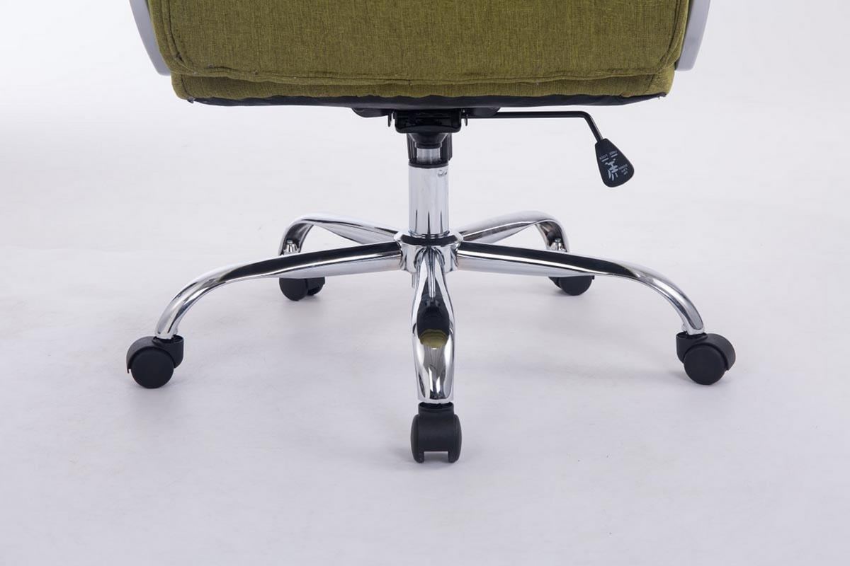 BÜROSTUHL BIG Vancom, Stoff Grün - Grün, Textil/Metall (77/122/77cm) - TPFLiving