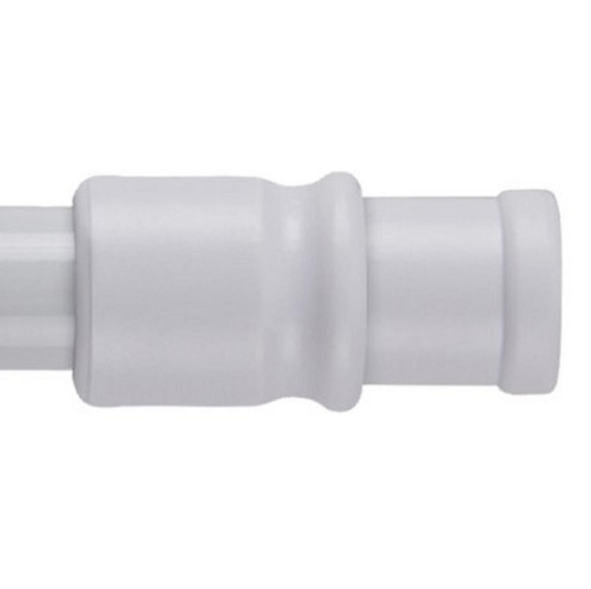 GARDINENSTANGE Perlweiß 75-125 cm - Weiß, Metall (75cm) - Bestlivings