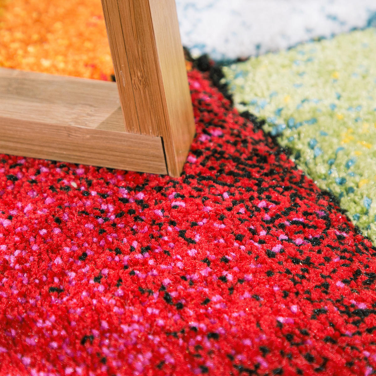 KURZFLORTEPPICH 80/300 cm Smaragd 753 - Multicolor, Textil (80/300cm) - Paco Home