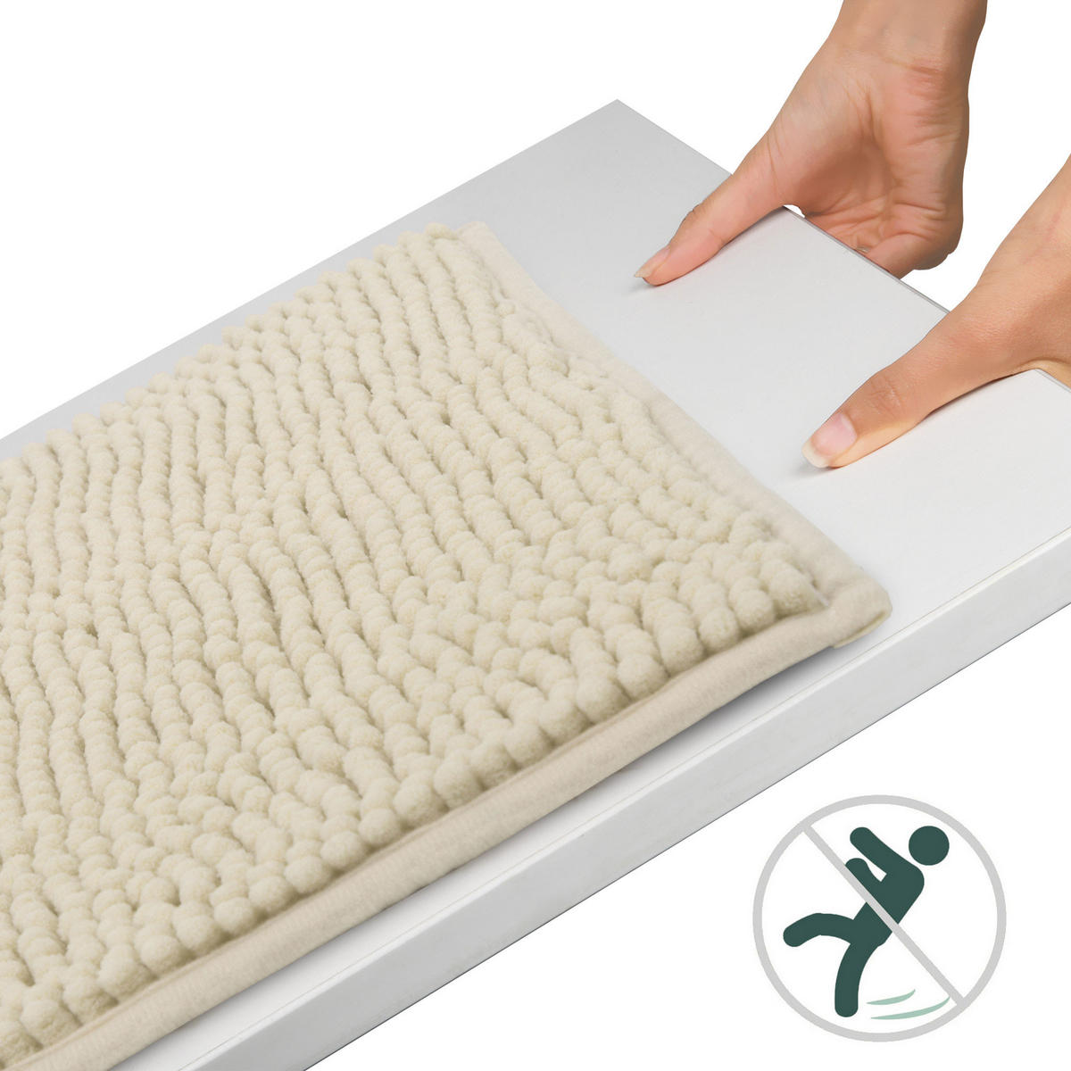 VORLEGER MATTE BeauMare WR 70/120 cm Natur - Naturfarben, Textil (70/120cm) - Beautissu 
