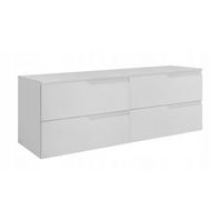 WASCHBECKUNTERSCHRANK MODERN 120 cm mit Arbeitsplatte Farbe: Weiß - Weiß - Weiß, Holzwerkstoff (120/57/46cm) - Rodan