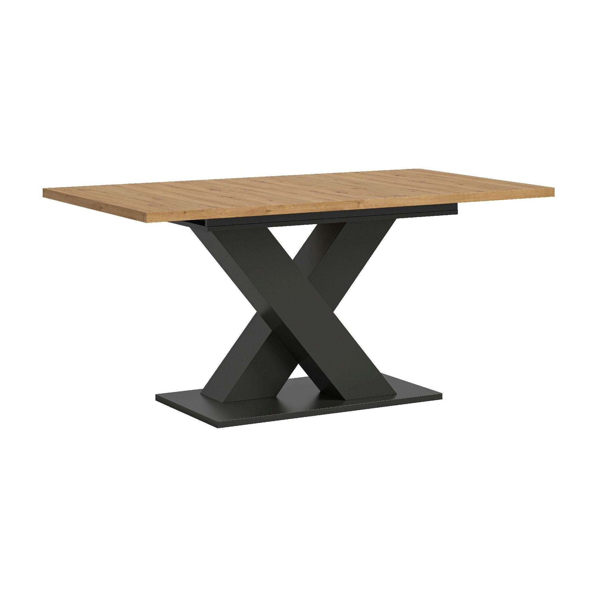 ESSTISCH Motion 90/150/76 cm - Grau, Holzwerkstoff (90/150/76cm) - Xonox