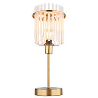 LED TISCHLEUCHTE GORLEY Metall Gold - Goldfarben, Glas (15/15/37.5cm) - Globo Lighting