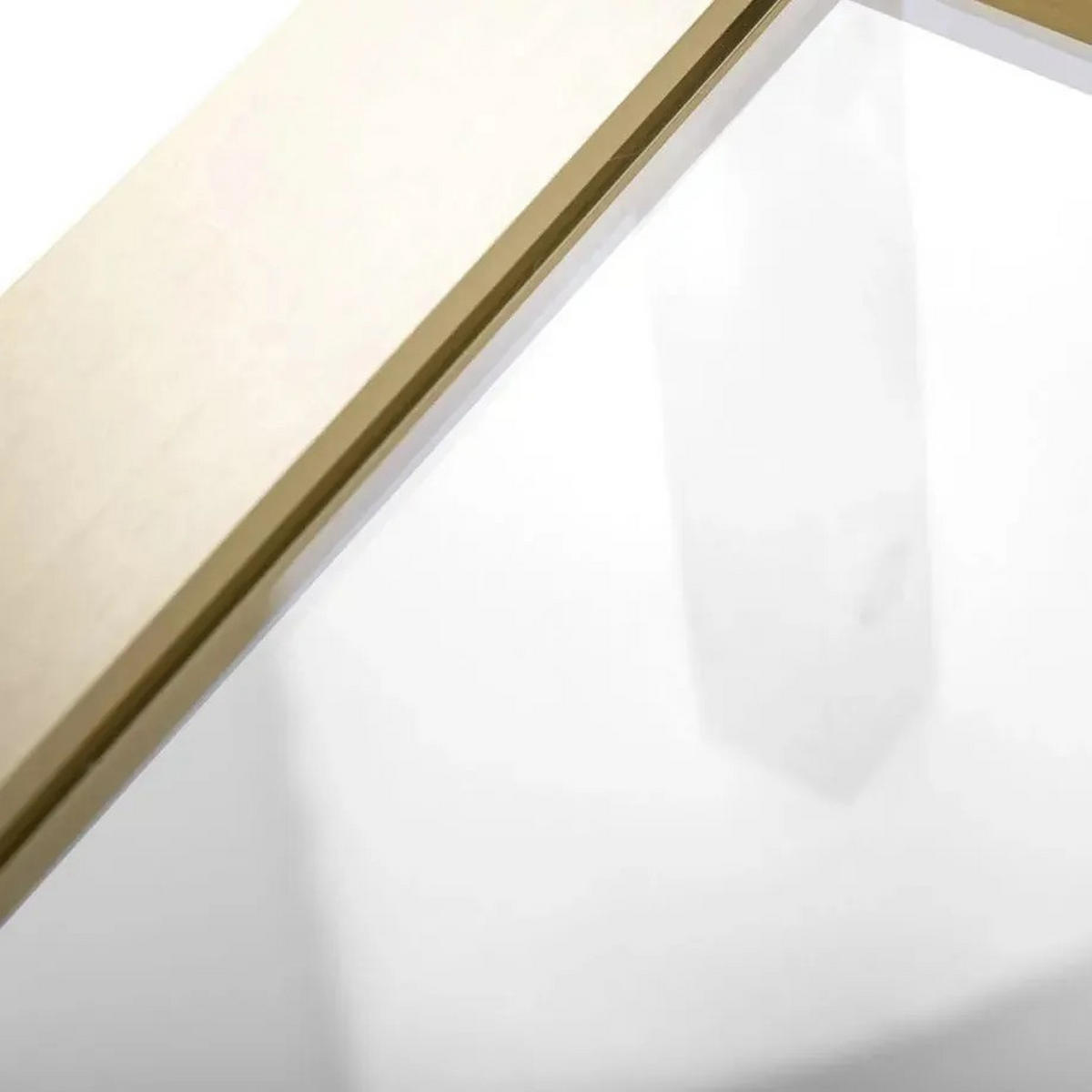 DUSCHKABINE Rea Rapid Slide Gold Brush 100x90 - Goldfarben, Glas (100/90/195cm) - REA