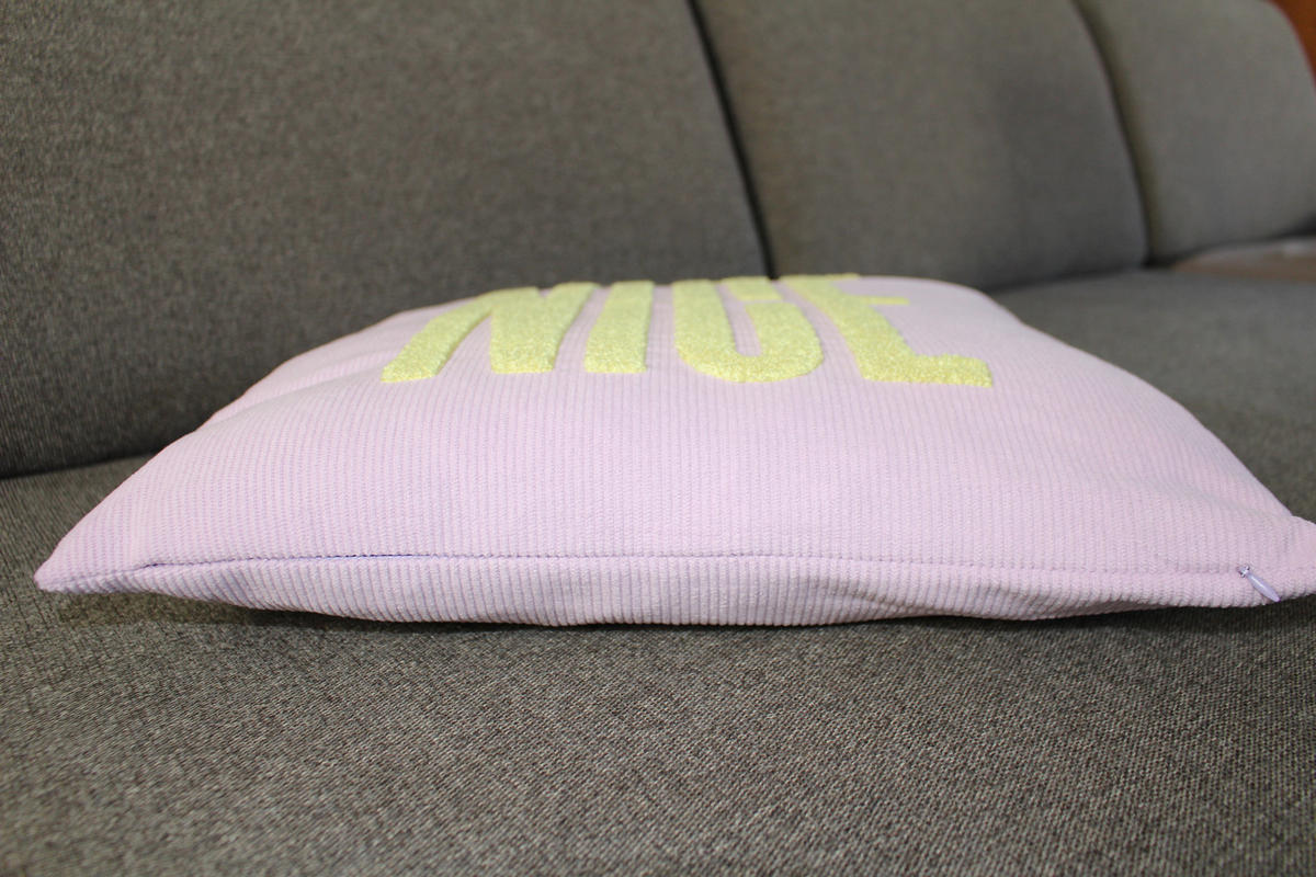 KISSENHÜLLE PIXIE Cordstoff - Lila, Textil (45/45cm) - Magma Heimtexx