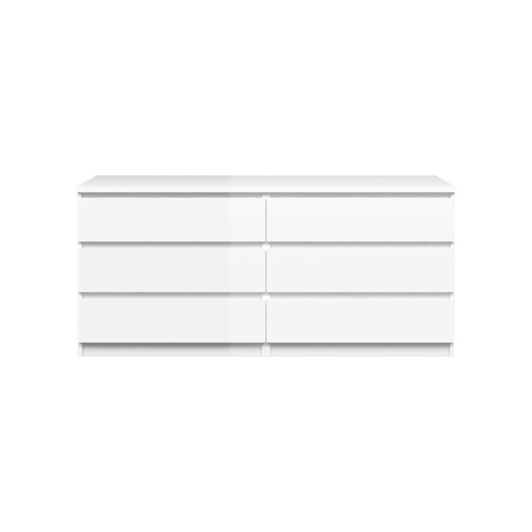 KOMMODE Weiß - Weiß, Holzwerkstoff (154/70/50cm) - ebuy24