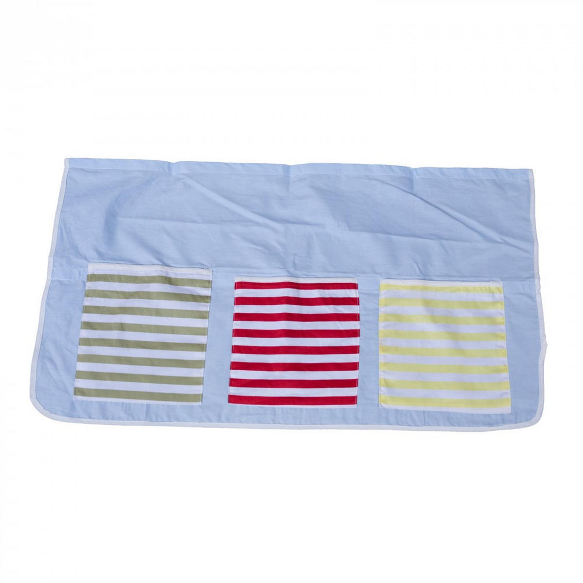 BETTTASCHE 70/90 cm - Hellblau, Textil (80/30/30cm) - Homestyle4u