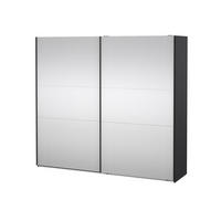 SCHIEBETÜRENSCHRANK, Como, Grau, Holzwerkstoff, 244 x 67 x 221 cm - Grau, Holzwerkstoff (244/221/67cm) - ebuy24