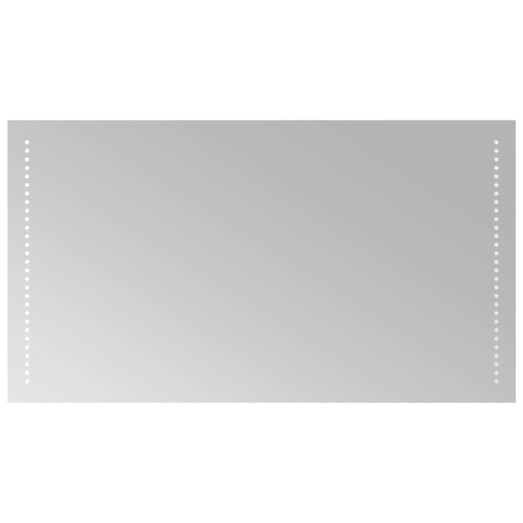 LED-BADSPIEGEL 50x90 cm - Transparent, Glas (50/90/90cm) - furnicato