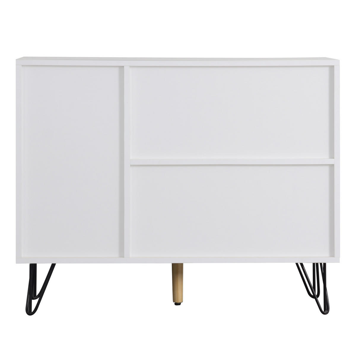 KOMMODE aus MDF & Spanplatte 90x30x71,5cm in Naturfarben - Naturfarben, Holzwerkstoff (90/71.5/30cm) - Modfu