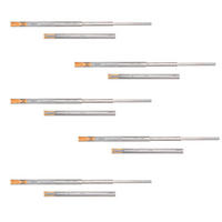 KUGELFÜHRUNGEN Höhe 45mm, Tiefe 650mm, Vollauszug, mit Schließautomatik, Verzinkt 5er-set - Zinkfarben, Metall (15/6/66cm) - EMUCA