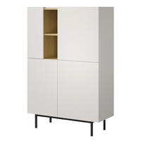 REGAL Noel 100 Kaschmir/Cremona-Eiche - Kaschmir/Eichefarben, Holzwerkstoff/Metall (100/152/42cm) - mzm24