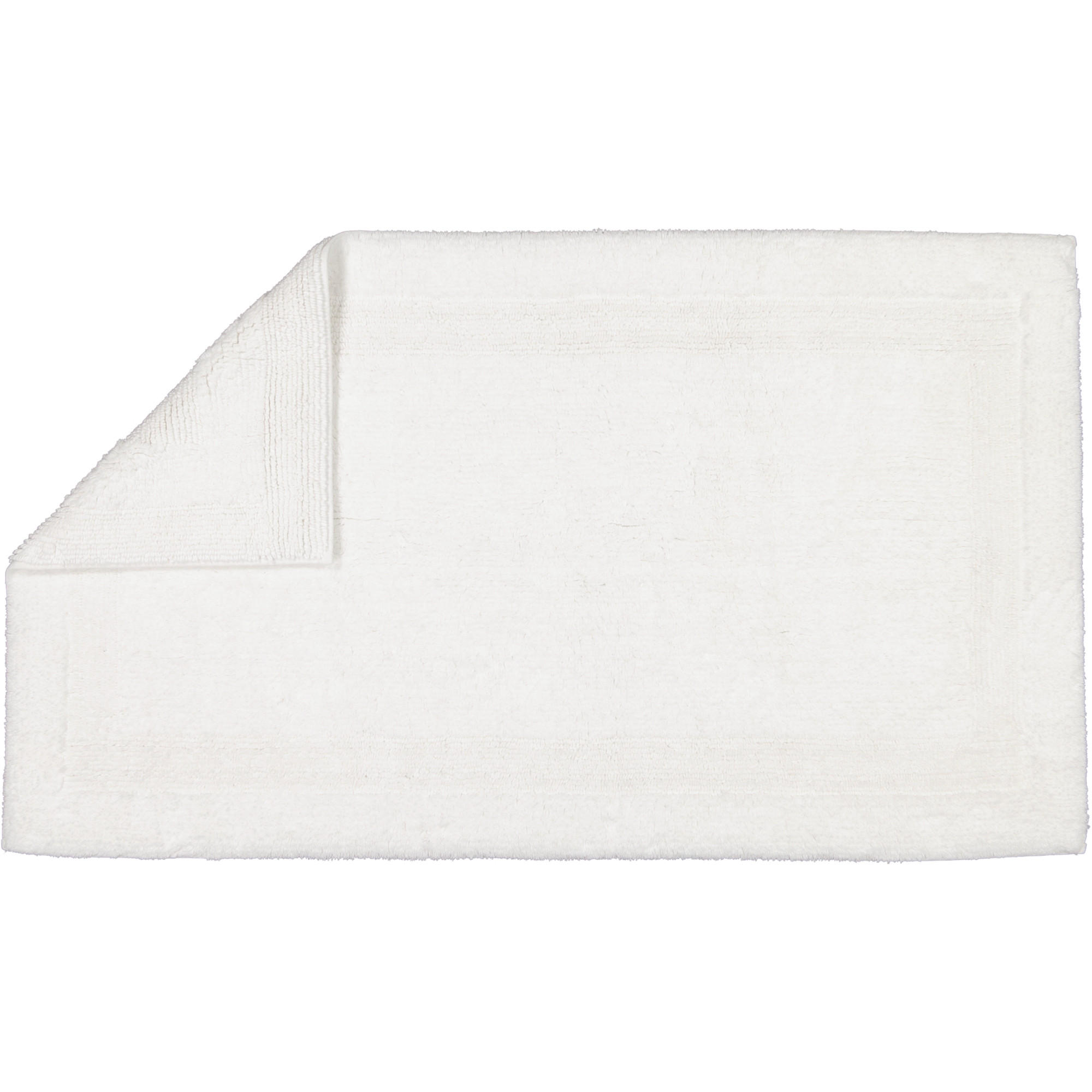 BADTEPPICHE LUXUS BADTEPPICH 1000 WEISS - 600 - Weiß, Textil (70/120cm) - Cawö