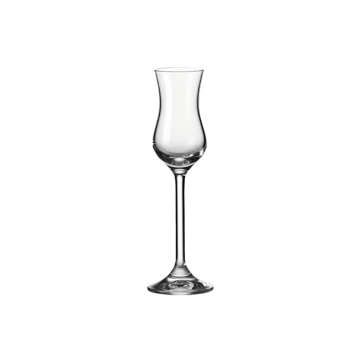 GRAPPAGLAS Daily transparent 100 ml 12er Set - Transparent, Glas (0.1L) - Leonardo Living