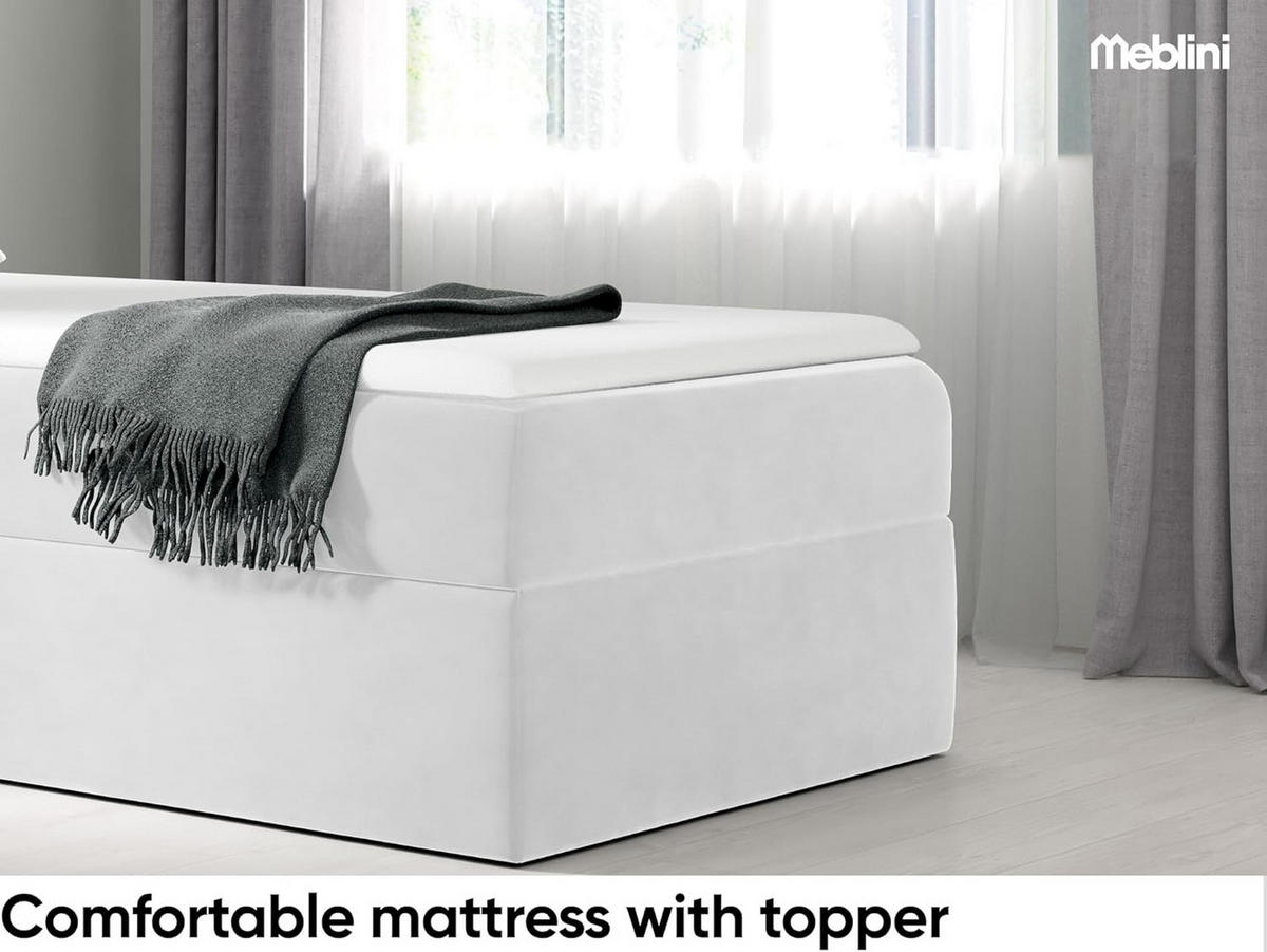 KINDERBETT MINO 3 - Hellgrau, Holzwerkstoff (94/208cm) - Meblini