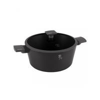 TOPF Schwarz 28/28/12.4 cm BH8132 - Schwarz, Metall (28cm) - Berlinger Haus