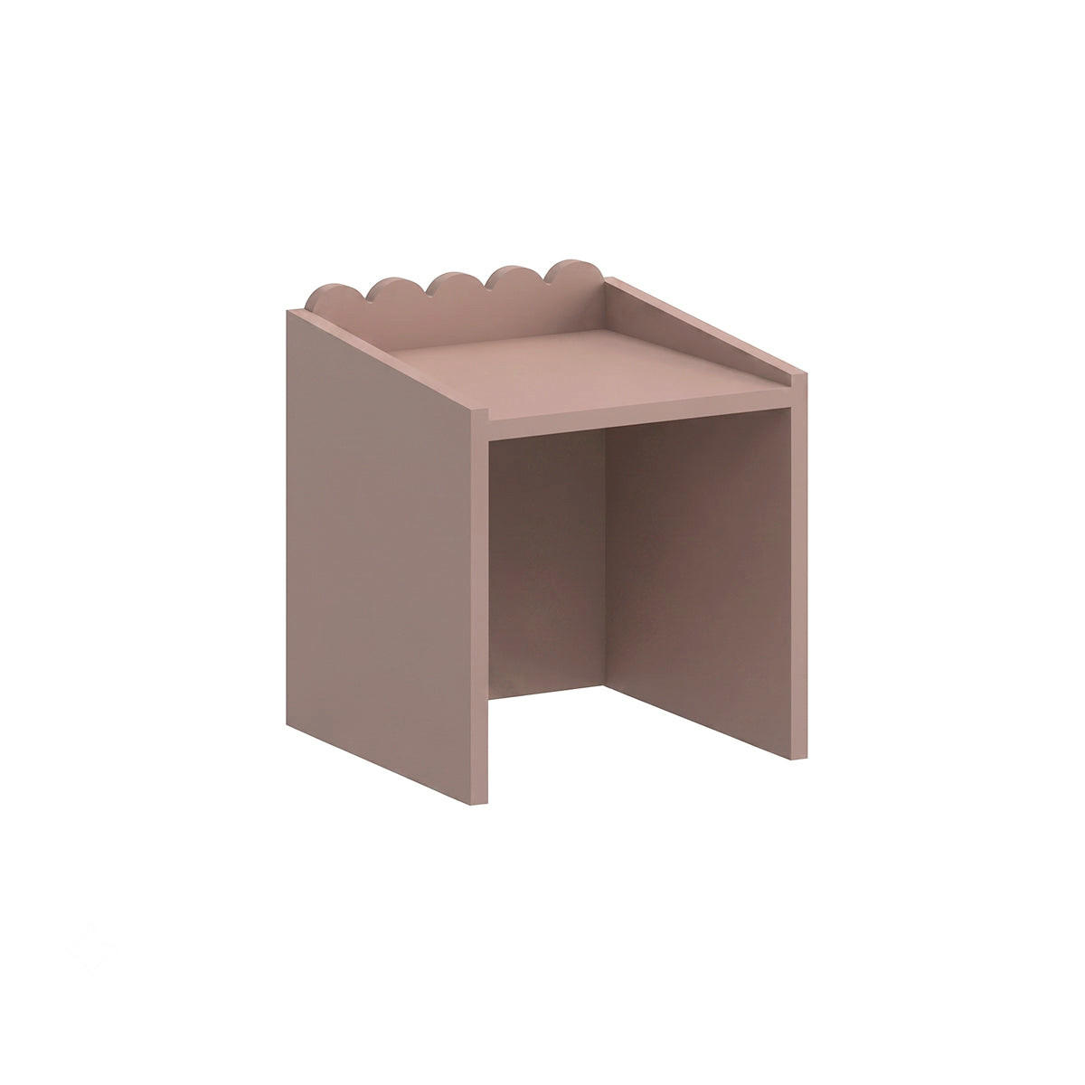 PISALNA MIZA Book Nook Rose - pink, leseni material (31/35.5/31cm) - Petits-meubles