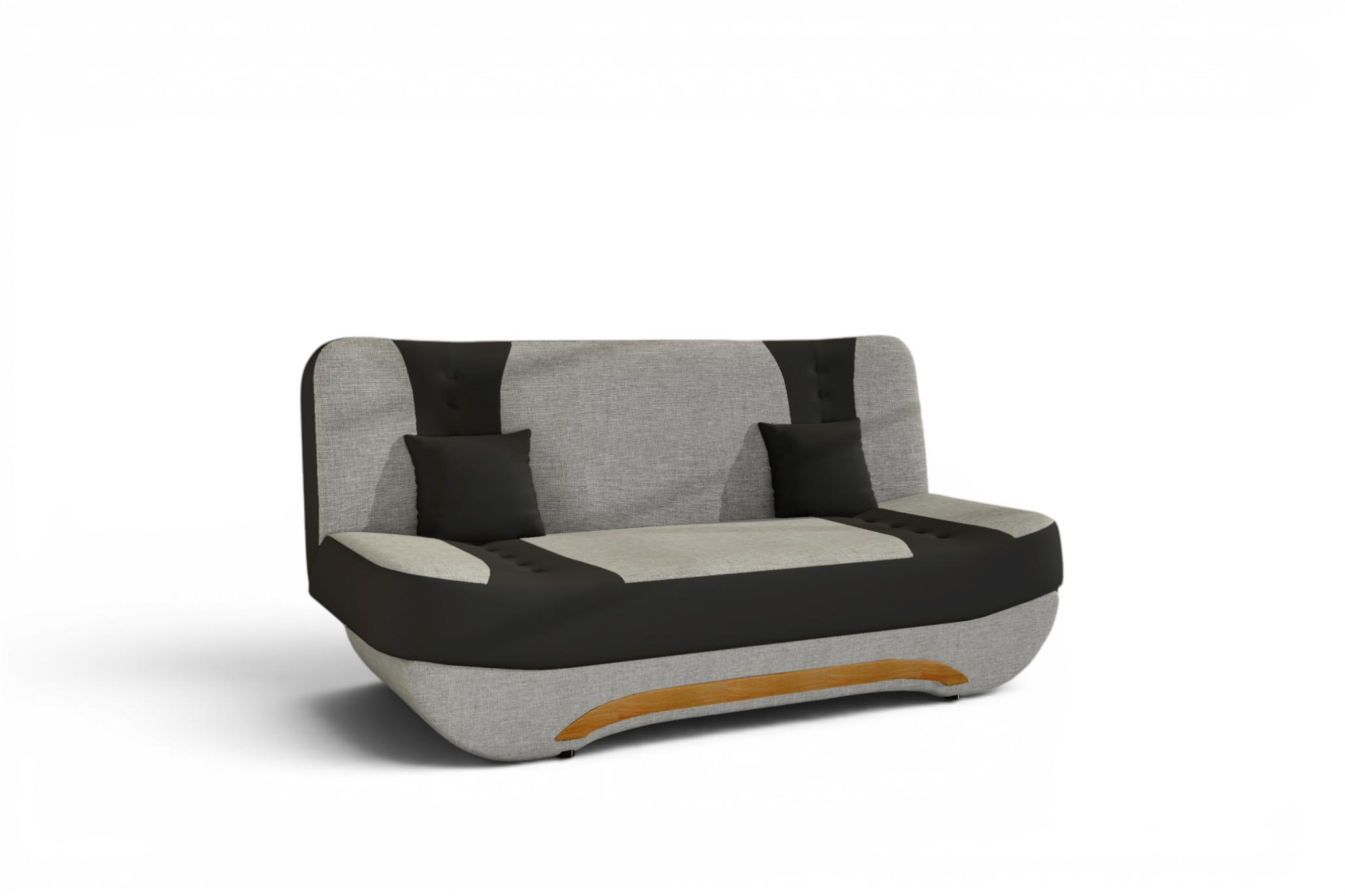 SCHLAFSOFA Kandy - Grau, Holzwerkstoff/Textil (189/88/90cm) - Fun Möbel