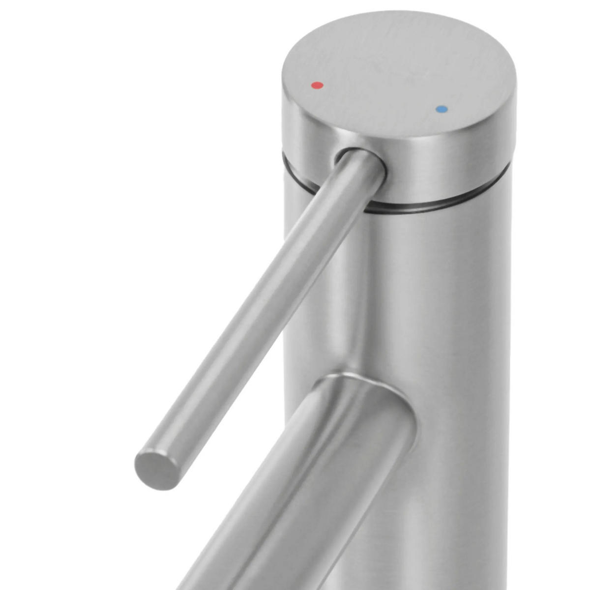WASCHBECKENARMATUR Rea Foss Nickel Brush High - Nickelfarben, Metall (4/29.5/20cm) - REA