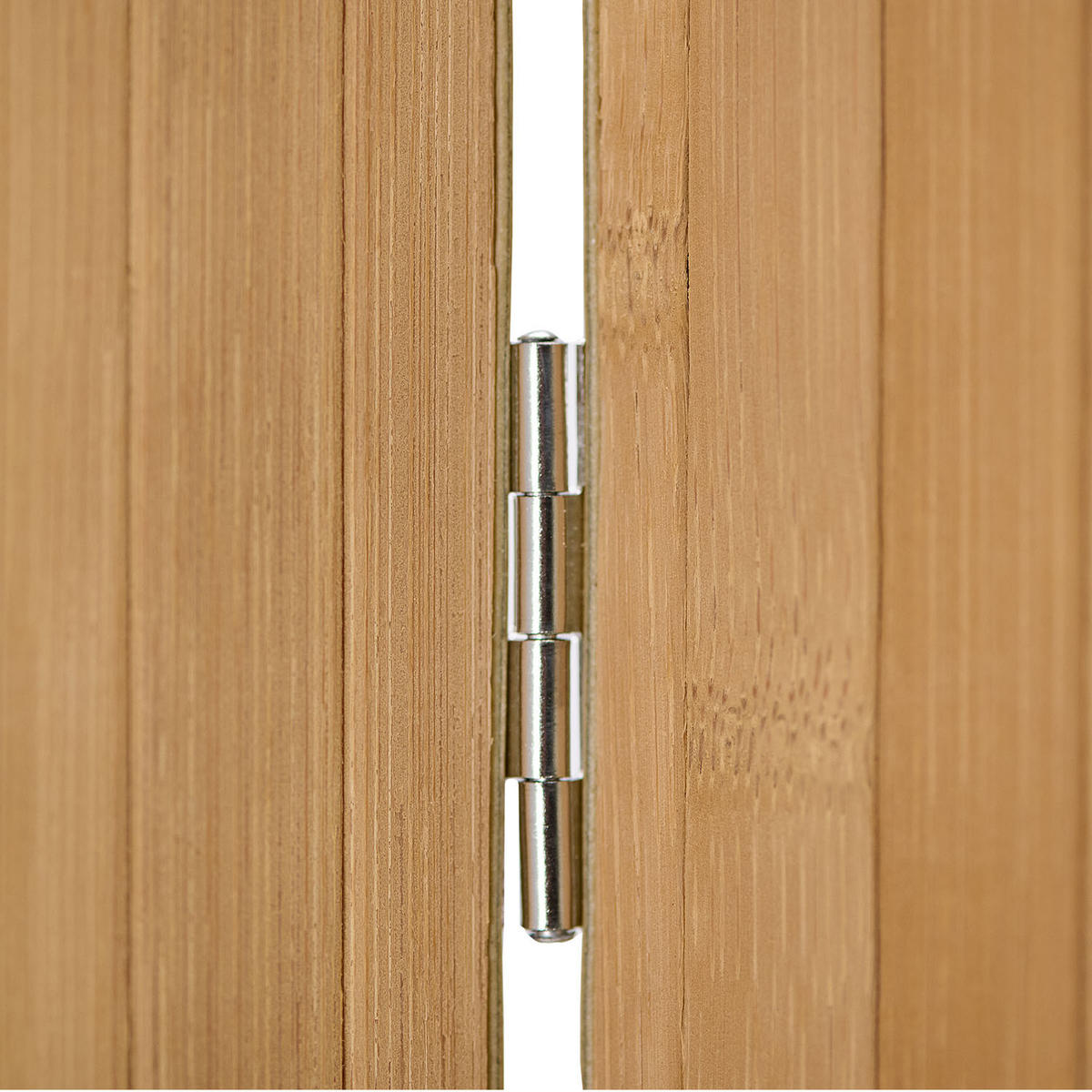 PARAVENT 120/170 cm Natur Holz Bambus - Naturfarben, Holz (120/170/2cm) - Homestyle4u