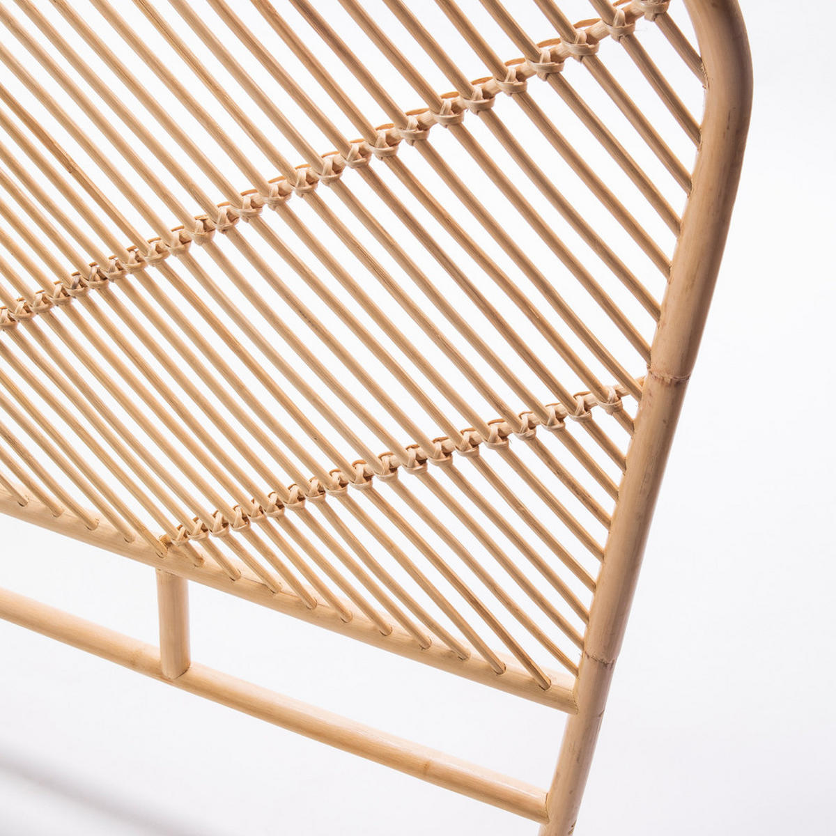 RATTANSENKOPFTEIL 148 cm - KAYAN - Natürlich - Naturfarben, Naturmaterialien (148/112/3cm) - Drawer